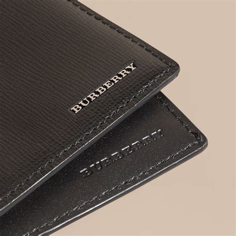 burberry leather wallet international bifold